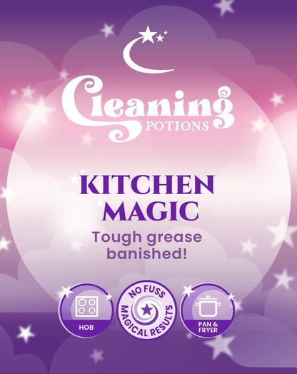 Kitchen Magic Power Cleaner & Degreaser Spray For Air Fryers Hobs & Pans