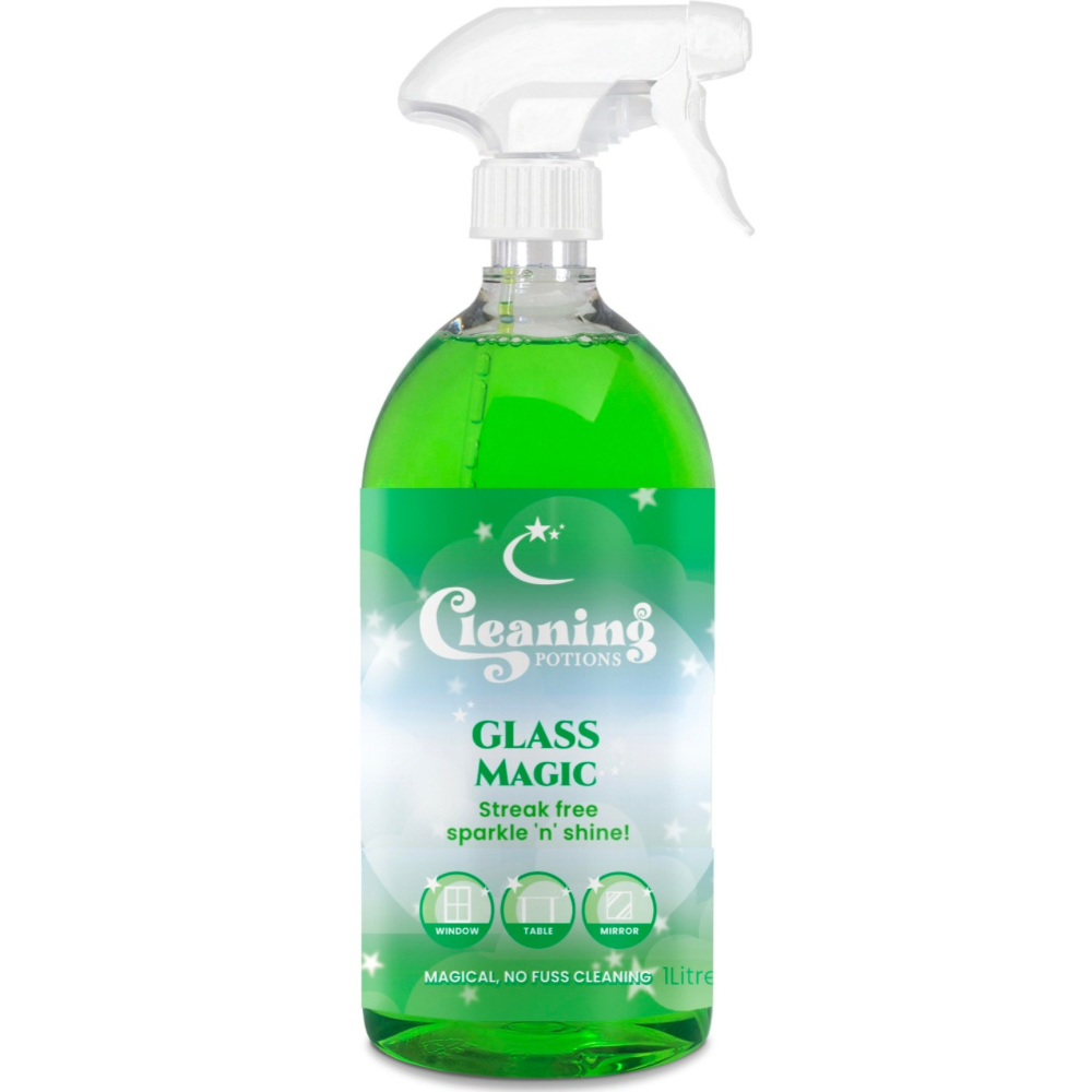 Glass Magic Glass Mirror Cleaner Streak Smear Free Removes Fingerprints Grime 